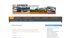 Desktop Screenshot of gerberreisen.ch