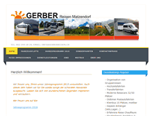 Tablet Screenshot of gerberreisen.ch